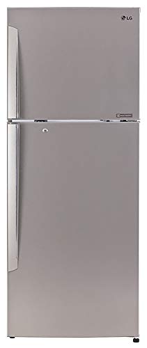 LG 420 L 4 Star Frost Free Double Door Refrigerator(GL-I472QPZX.DPZZEBN, Shiny Steel, Inverter Compressor)