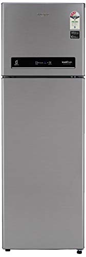 Whirlpool 292 L 3 Star Inverter Frost-Free Double Door Refrigerator (INTELLIFRESH INV CNV 305 3S, German Steel, Convertible)