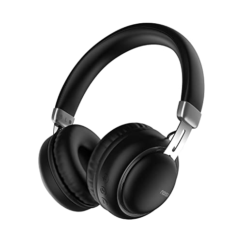 Noise Powr Bluetooth Wireless On Ear Headphones with Mic, 40mm Speaker Driver, 25Hr Playtime, Instacharge, Dual Pairing, True bass Technology (Onyx Black)
