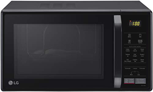 LG 21 L Convection Microwave Oven (MC2146BG, Glossy Black, With Starter Kit)