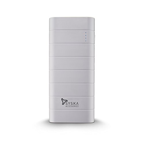 Syska Power Boost100 10000mAH Power Bank (White)