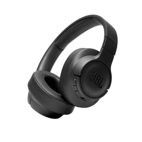 JBL Tune 760NC, Over Ear Active Noise Cancellation Headphones with Mic, up to 50 Hours Playtime, JBL Pure Bass, Google Fast Pair, Dual Pairing, AUX & Voice Assistant Support for Mobile Phones (Black)