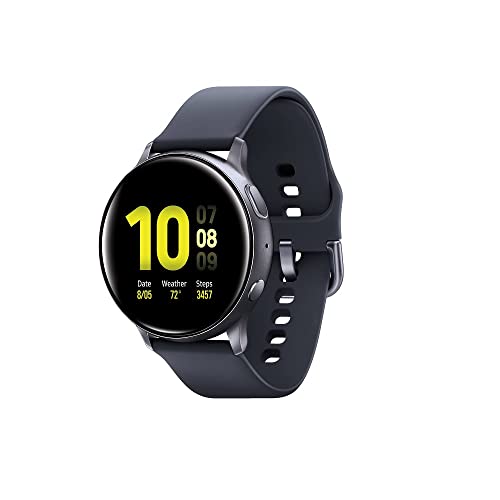 Samsung Galaxy Watch Active 2 (Bluetooth, 44 mm) - Black, Aluminium Dial, Silicon Straps