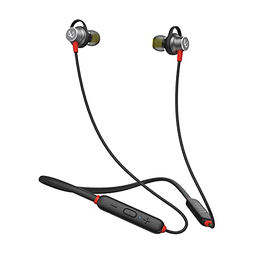 Infinity (JBL) Glide 120 Metal in-Ear Wireless Flex Neckband with Bluetooth 5.0 and IPX5 Sweatproof (Black and Red)