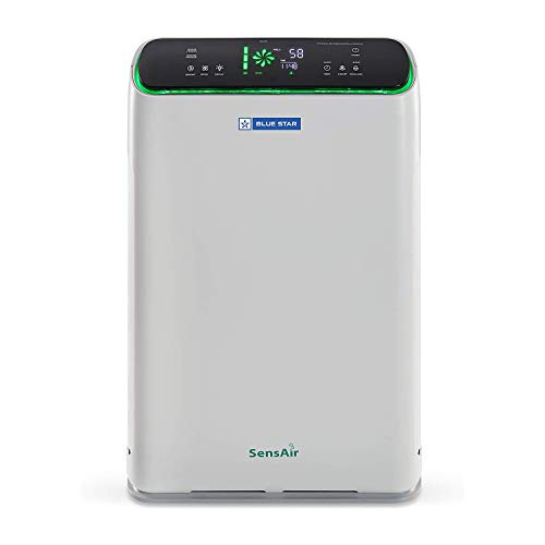 Blue Star BS-AP490LAN 915 CMH 88-Watt Air Purifier (White)