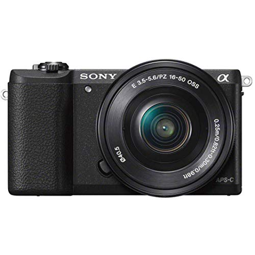 Sony Alpha ILCE5100L 24.3MP Mirrorless Camera (Black) with 16-50mm Lens with Free Case (Bag)