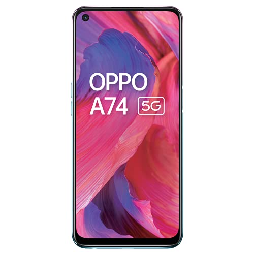 OPPO A74 5G (Fantastic Purple,6GB RAM,128GB Storage) - 5G Android Smartphone | 5000 mAh Battery | 18W Fast Charge | 90Hz LCD Display