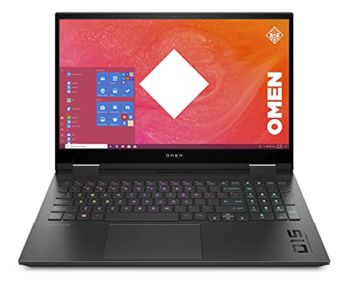 HP OMEN 10th Gen Intel Core i5 Processor 15.6" (39.62cms) FHD Gaming Laptop (i5-10300H/8GB/512GB SSD/Windows 10/NVIDIA GTX 1650 4GB/Shadow Black/2.36 kg), 15-ek0015TX