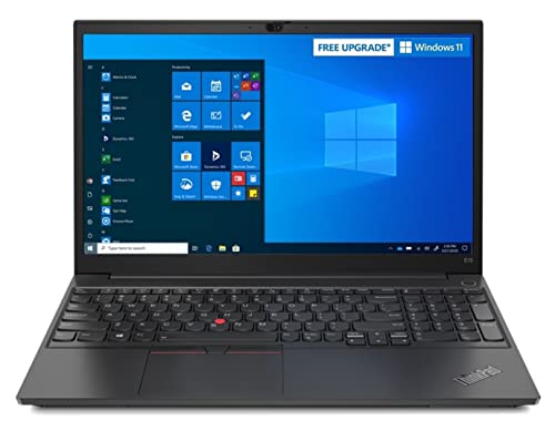 Lenovo ThinkPad E15 (2021) Intel Core i5 11th Gen 15.6-inch (39.62 cm)FHD Thin and Light Laptop (8GB RAM/512GB SSD/Windows 10/MS Office/Fingerprint Reader/Black/Aluminium Surface/ 1.7 kg), 20TDS0GA00