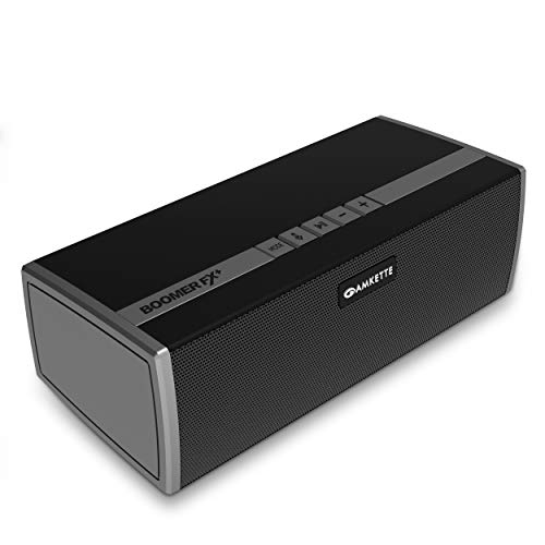 Amkette Trubeats Boomerfx Wireless Bluetooth Speakers,16 Hours Play Time & Superboom Bass Radiator (USB/Sdcard/Aux/FM And Powerbank Function)