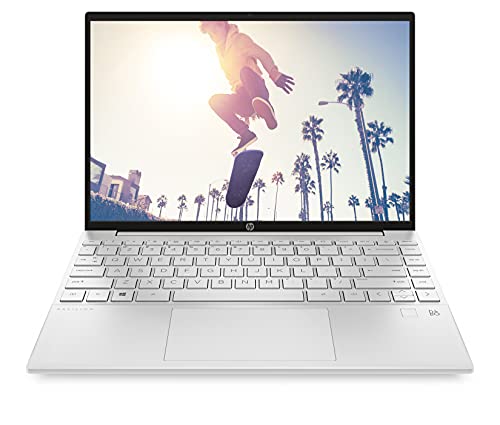 HP Pavilion Aero Ryzen 5-5600U 13.3-inch(33.8 cm) WUXGA Thin & Light Laptop (16GB RAM/512GB SSD/Windows 10/MS Office/Natural Silver/0.97 Kg), 13-be0030AU