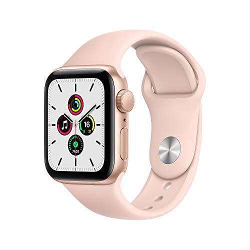 Apple Watch SE (GPS, 40mm) - Gold Aluminium Case with Pink Sand Sport Band