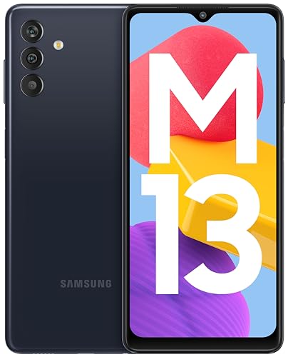 Samsung Galaxy M13 (Midnight Blue, 4GB, 64GB Storage) | 6000mAh Battery | Upto 8GB RAM with RAM Plus | 2000 Instant Discount on SBI Credit Cards Valid Till 10th August