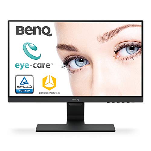 BenQ GW2280 22-inch 1080p Full HD, Eye-Care, Premium VA Panel, Slim Bezel Monitor, 1Wx2 Speakers, Brightness Intelligence, Flicker-Free, Low Blue Light, 60Hz, Dual HDMI, VGA, Smart Cable Management