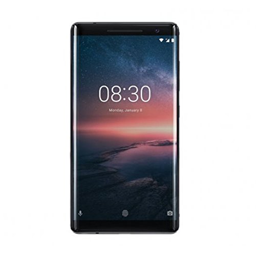 Nokia 8 Sirocco Smartphone(6 GB/12MP/13MP Camera, Wide-angle Front Camera, Dual sight mode, Qualcomm Snapdragon, 4G/3G) - Black