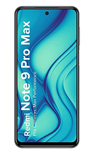 Redmi Note 9 Pro Max (Interstellar Black, 6GB RAM, 64GB Storage) - 64MP Quad Camera & Latest 8nm Snapdragon 720G | with 12 Months No Cost EMI