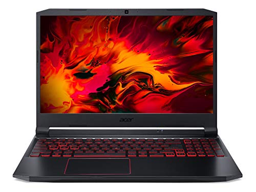 Acer Nitro 5 Intel Core i5 - 10th Gen 15.6" (39.62cms) FHD IPS Display Thin and Light Gaming Laptop (8GB Ram/1TB HDD + 256GB SSD/Windows 10 Home/GTX 1650 Graphics/Obsidian Black/2.3 kgs), AN515-55