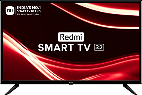 Redmi 80 cm (32 inches) HD Ready Android Smart LED TV | L32M6-RA (Black) (2021 Model)