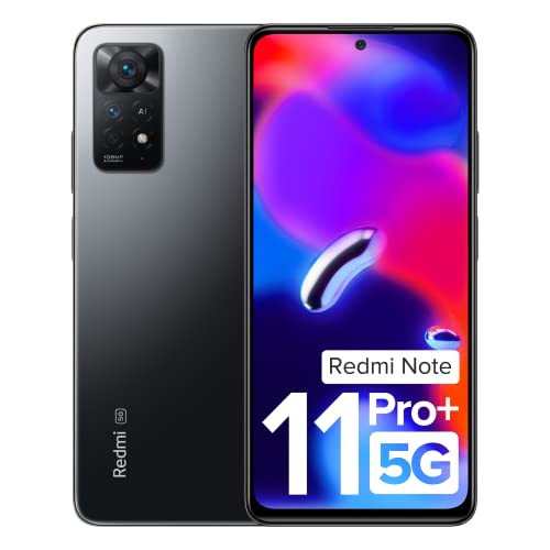 Redmi Note 11 Pro + 5G (Stealth Black, 6GB RAM, 128GB Storage) | 67W Turbo Charge | 120Hz Super AMOLED Display | Additional Exchange Offers | Charger Included| Get 2 Months of YouTube Premium Free!