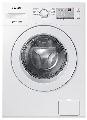Samsung 6.0 Kg Inverter 5 Star Fully-Automatic Front Loading Washing Machine (WW60R20GLMA/TL, White, Hygiene Steam)