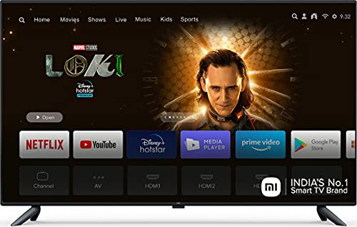 Mi TV 4X 138.8 cm (55 Inches) Ultra HD Android LED TV (Black)