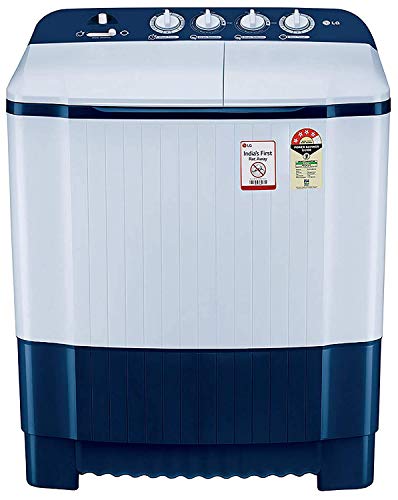 LG 6.5 Kg 4 Star Semi-Automatic Top Loading Washing Machine (P6510NBAY, Dark Blue, Rat Away Technology)