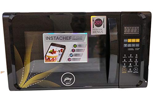 Godrej 23 L Convention Microwave Oven (GME 723CF1 PM, Golden Floral)