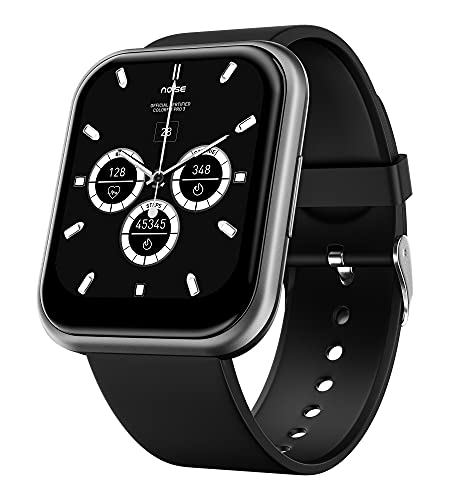 Noise ColorFit Ultra Smartwatch with 1.75" HD TruView Display, 60 Sports Modes, SpO2, Heart Rate, Stress, REM & Sleep Monitor, Calls & SMS Quick Reply, Stock Market Info (Gunmetal Grey)
