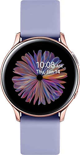 Samsung Galaxy Watch Active 2 (Bluetooth, 40 mm) - Violet, Aluminium Dial, Silicon Straps