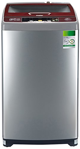 Haier 6.5 kg Fully-Automatic Top Loading Washing Machine (HWM65-707NZP, Silver Grey)
