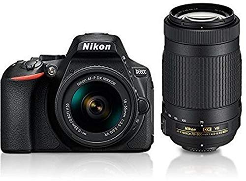 Nikon D5600 with AF-P 18-55 mm + AF-P 70-300 mm VR Kit with Bag and 16GB Memory Card Free