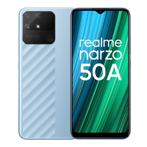 realme narzo 50A (Oxygen Blue , 4GB RAM + 128 GB Storage) Helio G85 Processor | 6000 mAh Battery