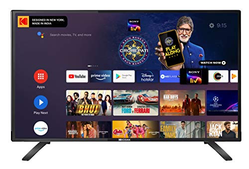 Kodak 80 cm (32 Inches) HD Certified Android LED TV 32HDX7XPRO (Black) (2020 Model)