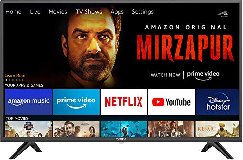 Onida 108 cm (43 Inches) Fire TV Edition Full HD Smart IPS LED TV 43FIF (Black) (2020 Model)