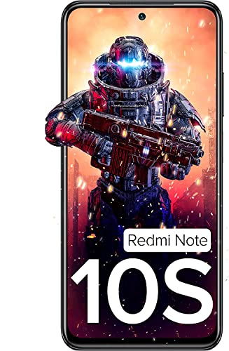 Redmi Note 10S (Shadow Black, 6GB RAM, 128GB Storage) - Super Amoled Display | 64 MP Quad Camera |NCEMI Offer on HDFC Cards | 6 Month Free Screen Replacement (Prime only)