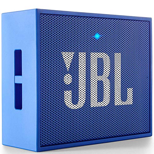 JBL GO JBLGOBLUE Portable Wireless Bluetooth Speaker with Mic (Blue)