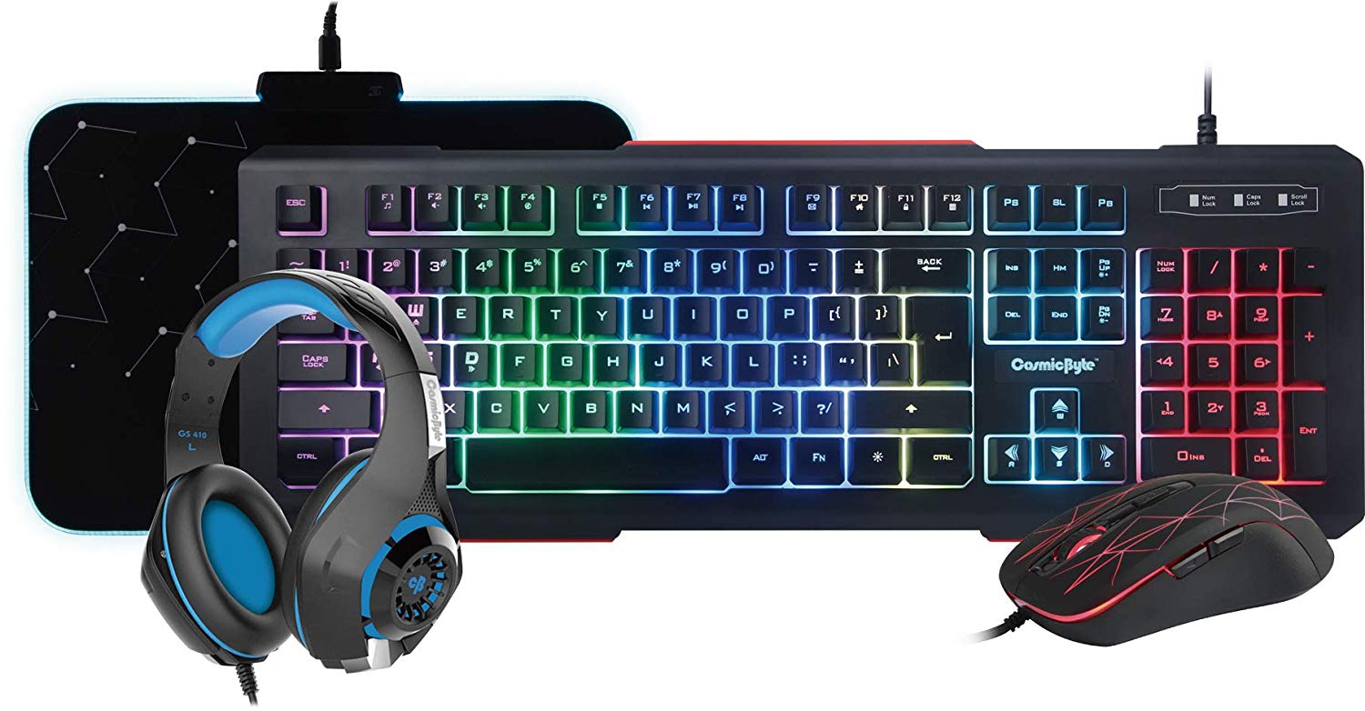 Cosmic Byte Solar Gaming Essentials Combo reviews and best buy price in