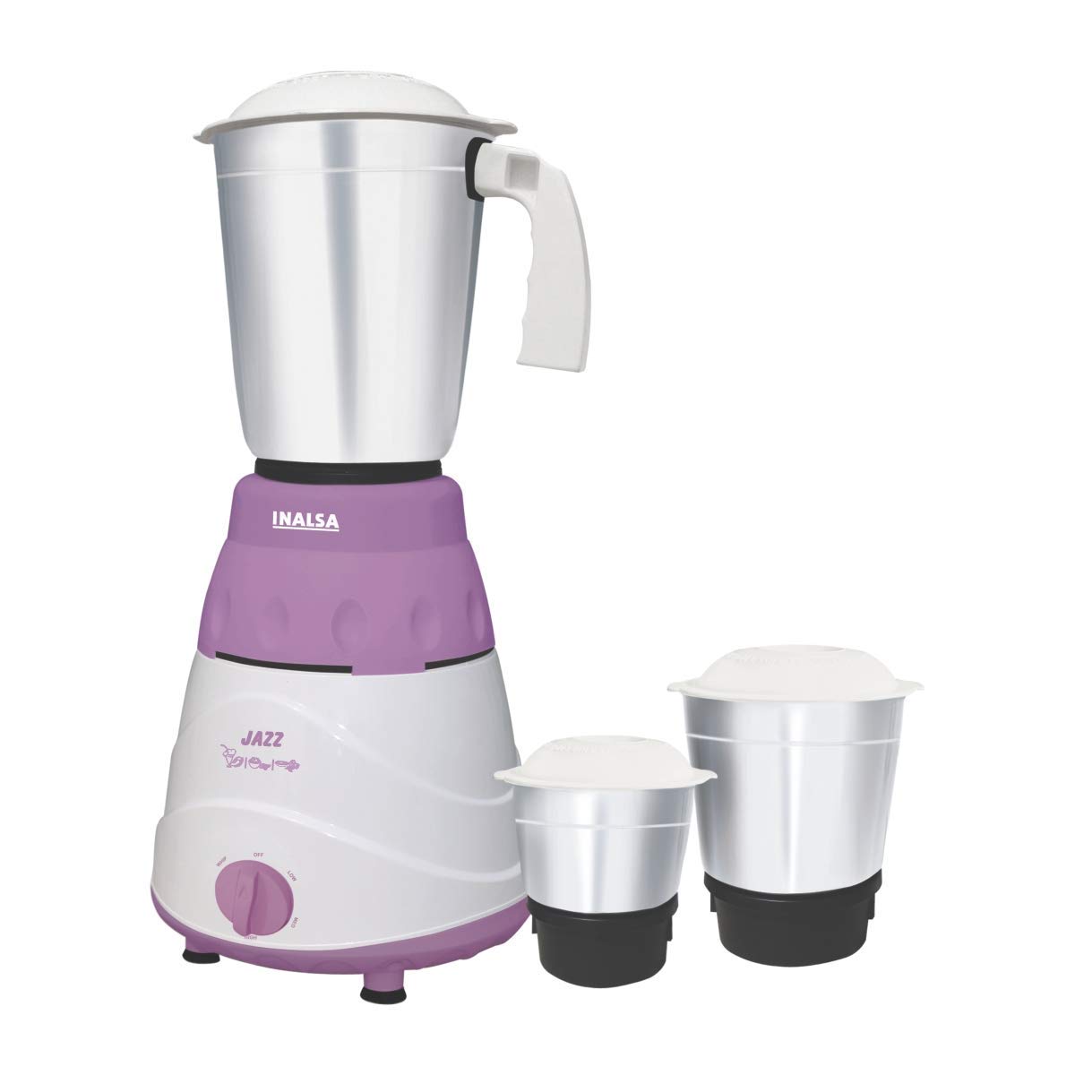 Inalsa Jazz 550Watt Mixer Grinder with 3 Jars reviews and best buy