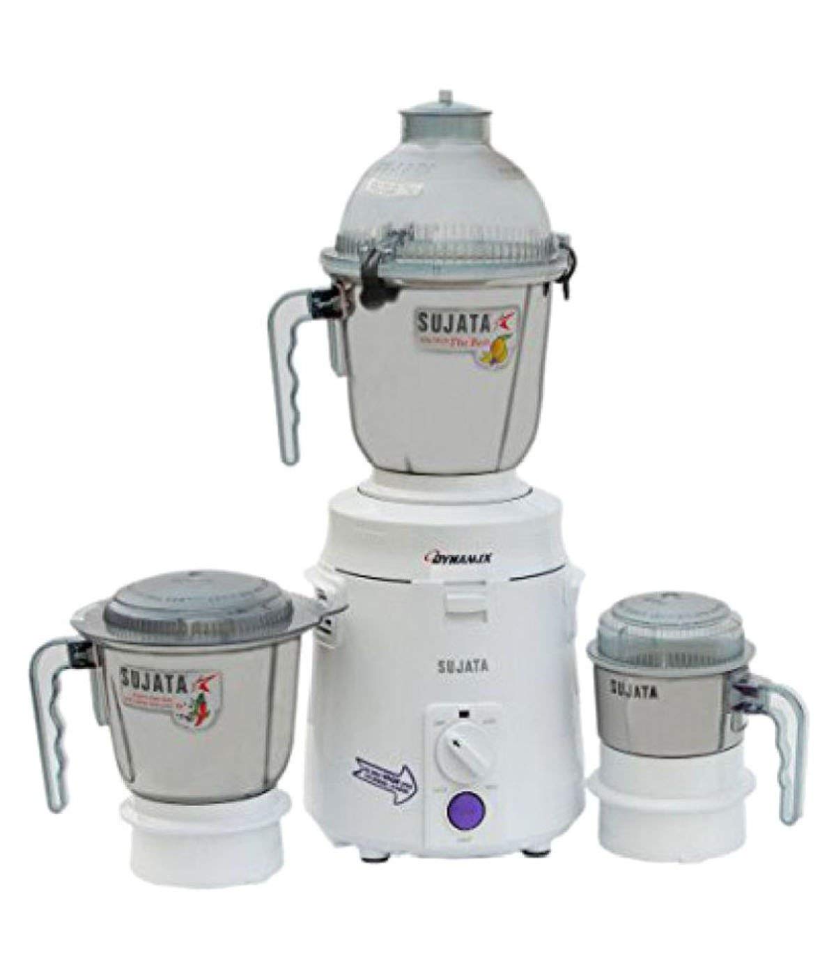 Sujata DynaMix DX 900-Watt Mixer Grinder with 3 Jars