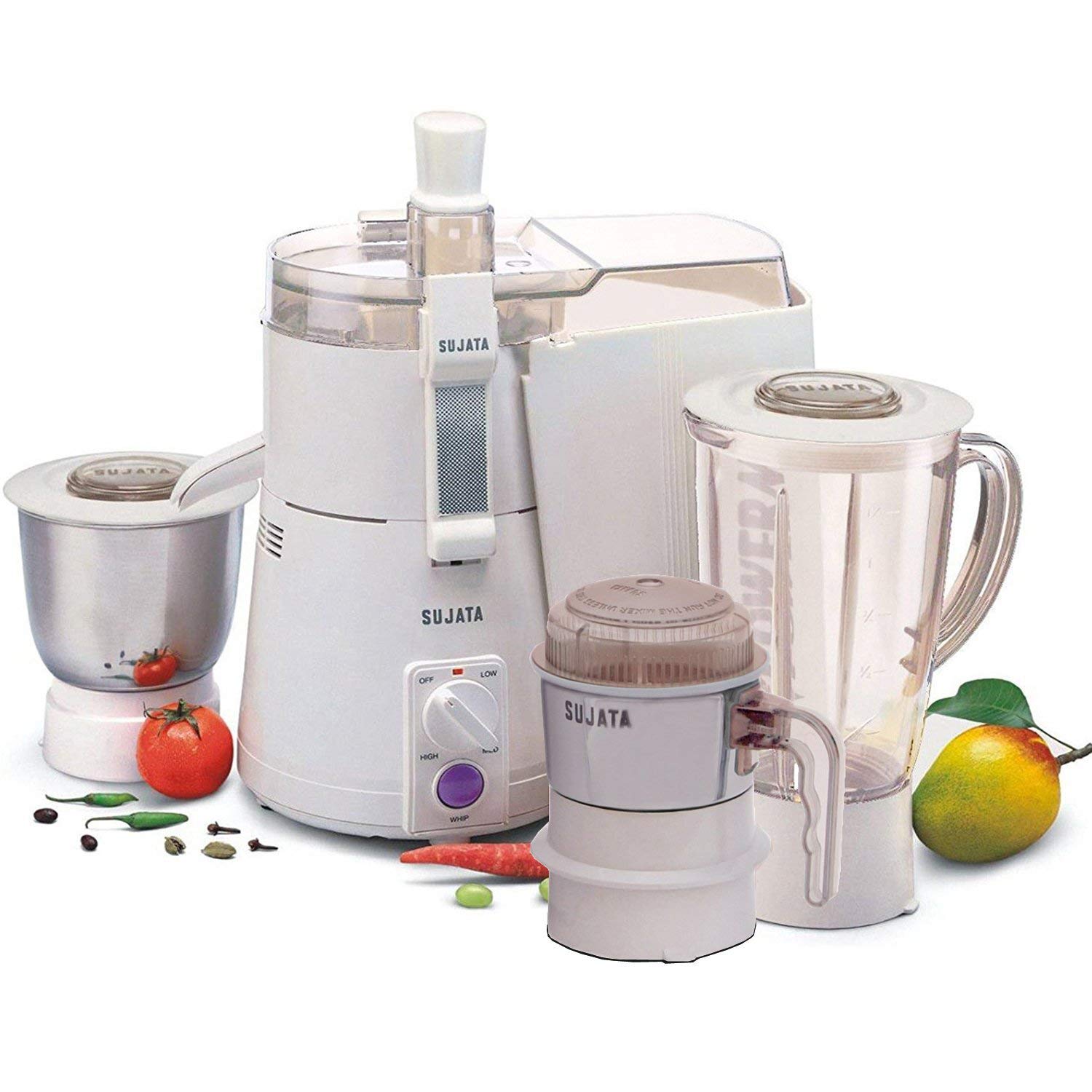 Sujata Powermatic Plus + CH 900-Watt Juicer Mixer