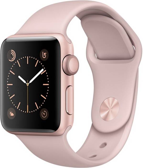 Apple Watch Series 1 - 38 mm Rose Gold Aluminium Case with Pink Sand Sport Band