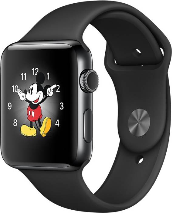 Apple Watch Series 2 - 42 mm Space Black Stainless Steel Case with Space Black Sport Band