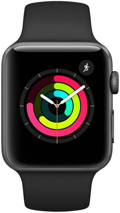 Apple Watch Series 3 GPS - 42 mm Space Grey Aluminium Case with Black Sport Band