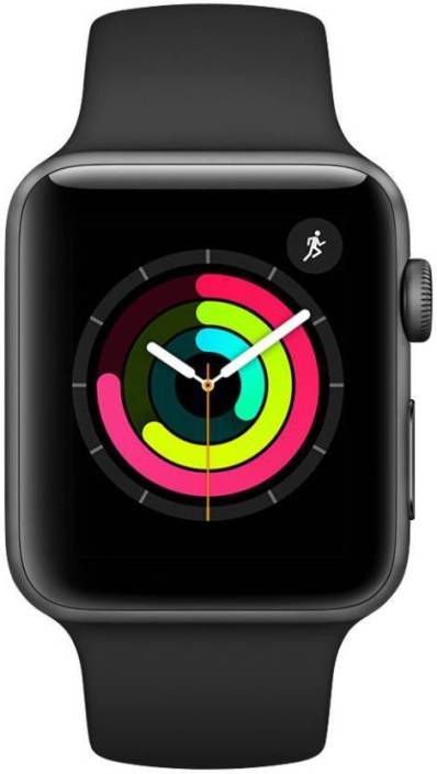 Apple Watch Series 3 GPS - 42 mm Space Grey Aluminium Case with Black Sport Band