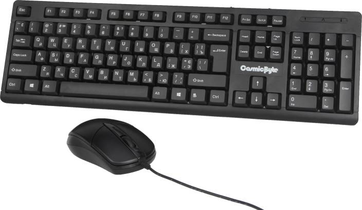 Cosmic Byte CB-GKM-01 Wired Office Keyboard and Mouse Combo Set