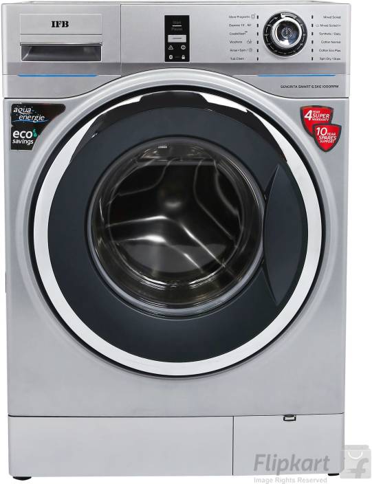 IFB 6.5 kg Fully Automatic Front Load Washing Machine Silver