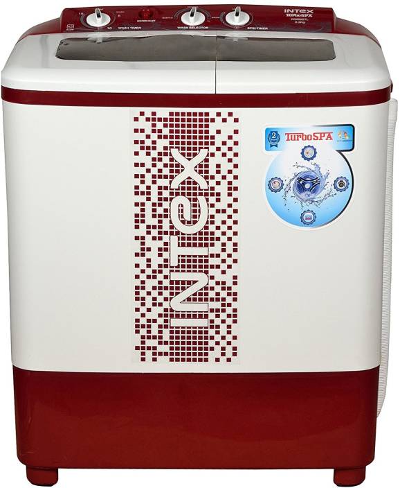 Intex 6.2 kg Semi Automatic Top Load Washing Machine Maroon
