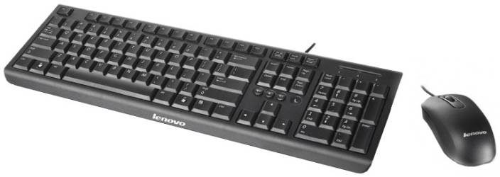 Lenovo KM4802 USB 2.0 Keyboard and Mouse Combo