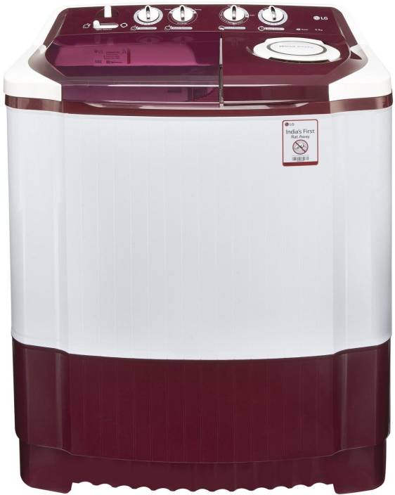 LG 6.5 kg Semi Automatic Top Load Washing Machine Maroon