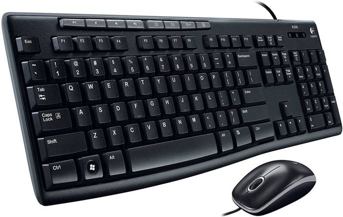 Logitech MK200 USB 2.0 Wired USB Laptop Keyboard